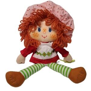 Vintage VTG 1980 Kenner Strawberry Shortcake  Yarn Hair Plush Doll